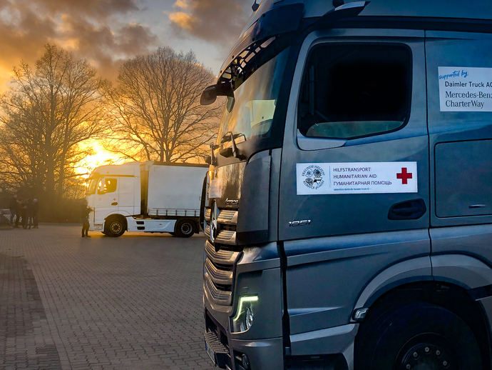 Daimler Truck lanza una campaña de ayudas al pueblo ucraniano