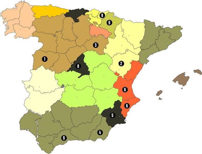 Más de 30 provincias por debajo de 1,4 euros