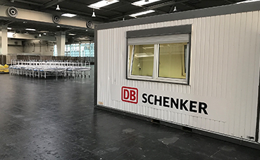 DB Schenker apoya la creaci&#243;n de un hospital de campa&#241;a en Hannover