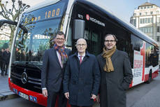 Mercedes entrega el primer bus urbano 100% eléctrico a Hamburgo