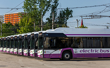 Los buses eléctricos articulados llegan a Rumanía