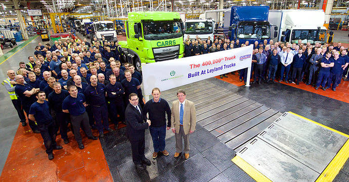 LeylandTrucks celebra la producción del camión 400.000