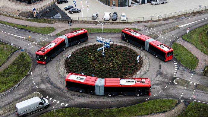 EBusco presenta su última innovación: autobuses articulados