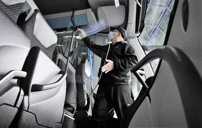 5.000 autobuses equipados con filtros activos y puertas protectoras