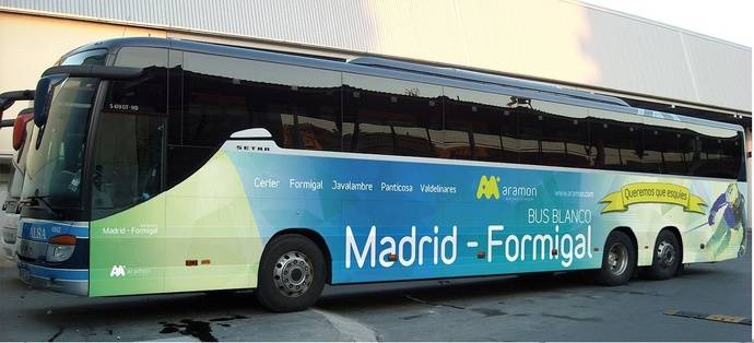 Comienza una nueva temporada del Bus Blanco Madrid-Formigal-Panticosa