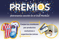 El Club Monbus estrena sección de premios para sus usuarios