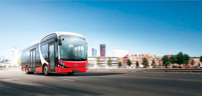 13 midibuses eléctricos BYD para el Piamonte italiano
