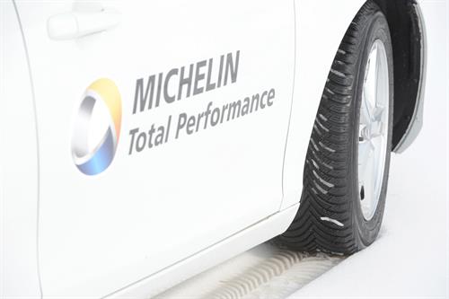 Uno de los neumáticos de la gama de invierno de Michelin.