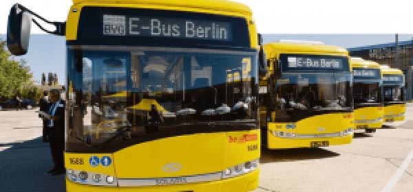 Los autobuses eléctricos probados en Berlín.