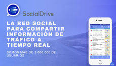Cartel promocional de SocialDrive.