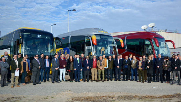 Participantes en la jornada de presentación de las propuestas que recoge el Plan Director del Transporte de la Región de Murcia.