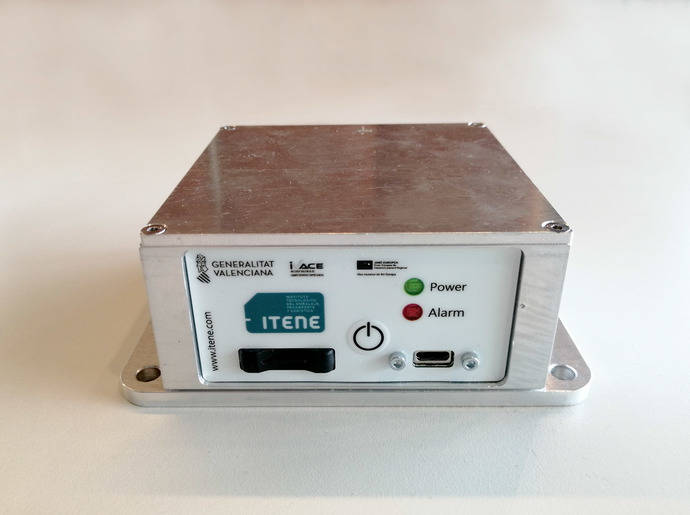 El dispositivo de sensorización data recorder, DR3, desarrollado por Itene,  capta seis tipos de movimientos.
