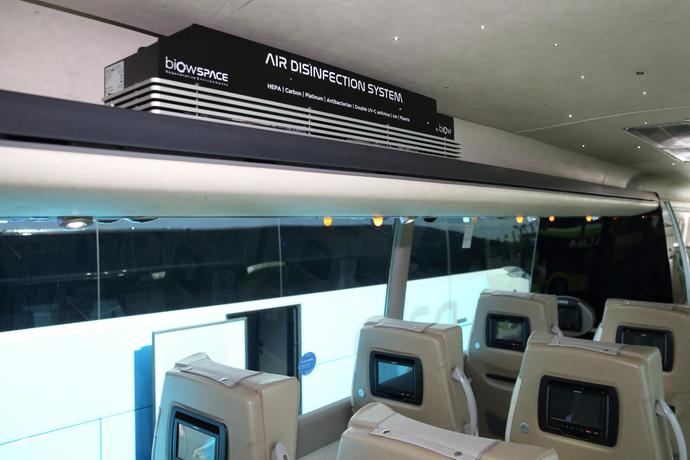 Alsa incorpora en sus autobuses el sistema de desinfección del aire Biow
