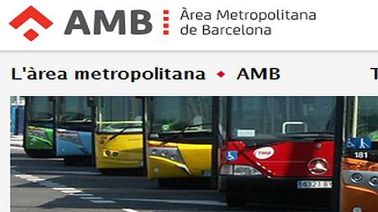Distintos vehículos de la AMB.