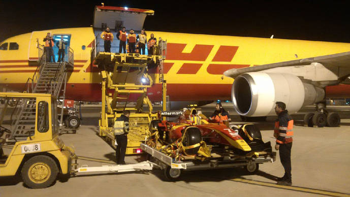 DHL estrena un Airbus 300 en sus viajes entre Sevilla, Vitoria y Leipzig