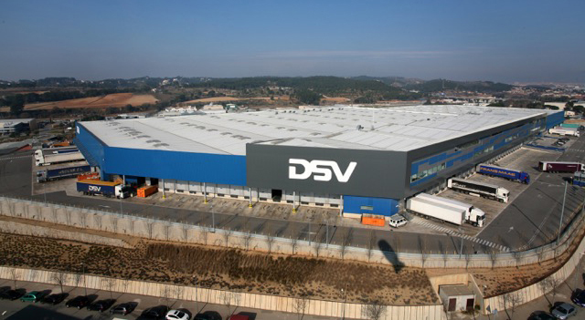 Un almacén de DSV en España.