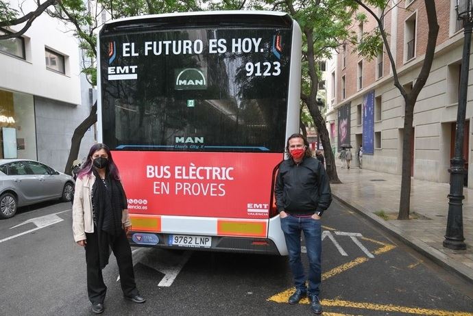 EMT Valencia prueba un nuevo autobús cero emisiones