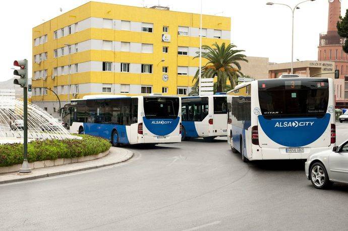 Autobuses de la ciudad de Cartagena.