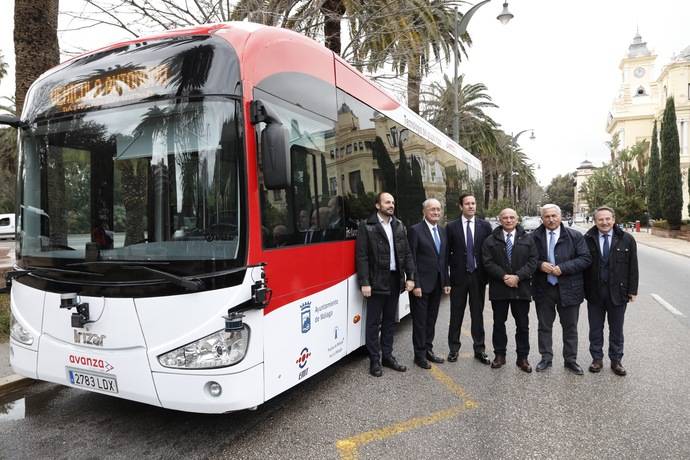 Presentación en Málaga del primer autobús autónomo de Irizar.