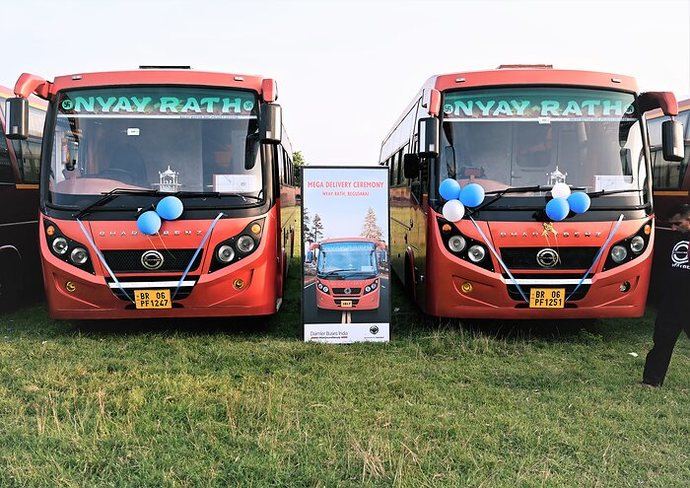 Recuperación del mercado de autobuses en la India