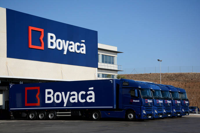 Una plataforma logística de Boyacá.