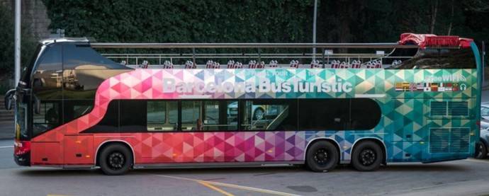 La nueva apariencia externa del Barcelona Bus Turístic.