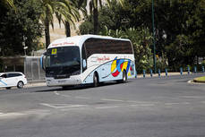 Autobús de Vázquez Olmedo en Málaga. 