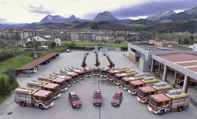 15 vehículos de bomberos de Vizcaya, equipados con Allison