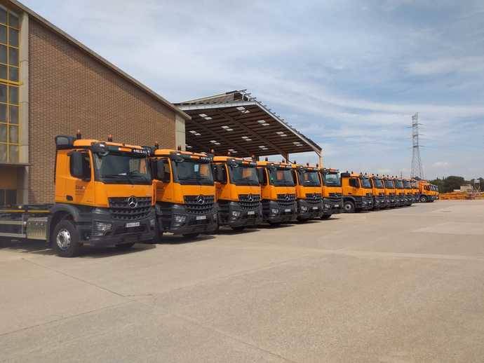 Los nuevos camiones de TMA Grupo F. Sánchez.