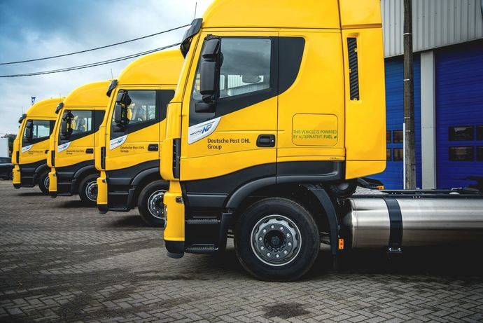 DHL realizará envíos con camiones de GNL