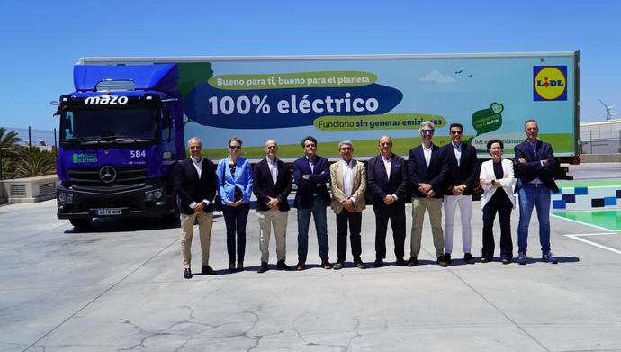 Grupo Mazo reduce emisiones con camiones eléctricos en las Islas Canarias