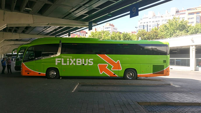 Un autocar de Flixbus. 