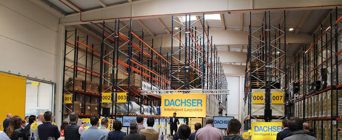 Presentación de las nuevas instalaciones de Dachser en La Rioja.