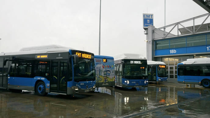 Madrid pone en marcha sus 200 nuevos autobuses urbanos