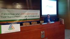 Evento de presentación de la nueva federación de transporte de Andalucía, Fedintra. 