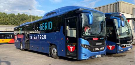 Teisa pone en marcha el primer bus híbrido interurbano en la Garrotxa