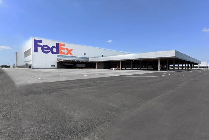 El nuevo hub de FedEx en China.
