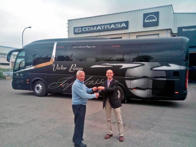 Autocares Víctor Bayo incorpora un autocar de lujo TopClass a su flota