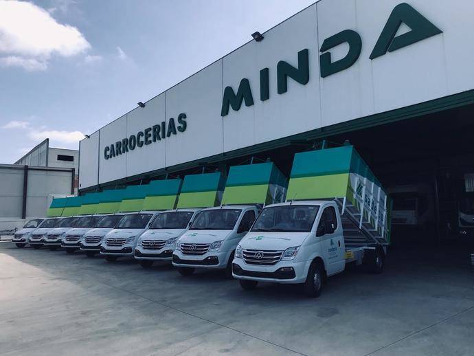 La nueva flota de vehículos de recogida de residuos de Córdoba.