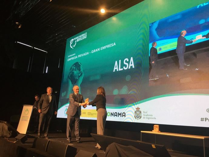 Premio Nacional de Movilidad para Alsa, por su compromiso con los ODS