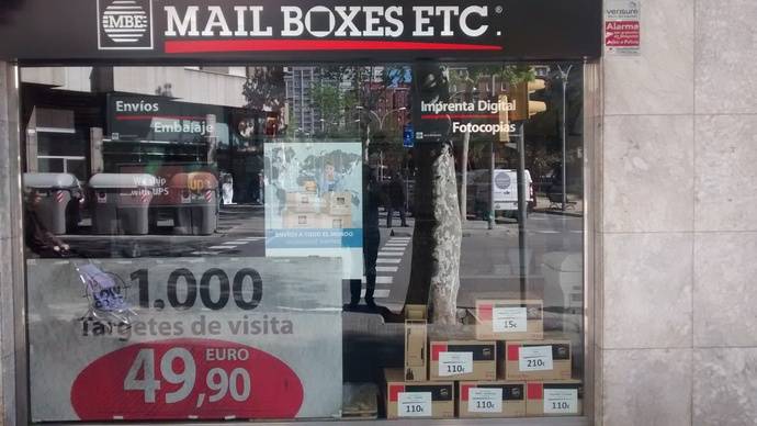 Una de las tiendas que Mail Boxes ya posee en la comunidad autónoma de Cataluña.