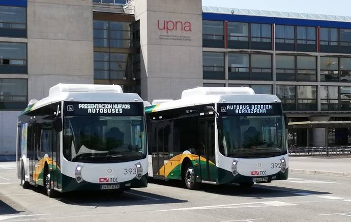 TCC Pamplona vuelve a confiar en los autobuses creados por Vectia