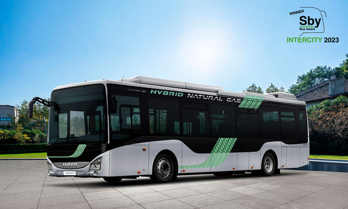 Crossway LE Hybrid GNC premio al "Autobús Sostenible del Año 2023"