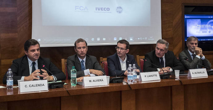 FCA, Iveco y Snam firman un Memorándum de Entendimiento