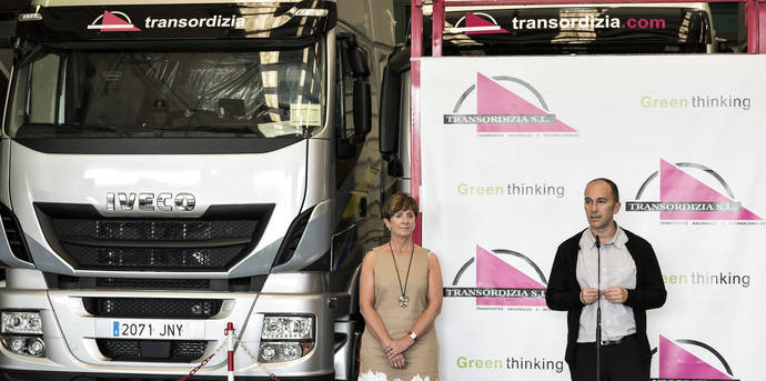 El primer camión de gas natural en cruzar Europa es un Iveco Nuevo Stralis