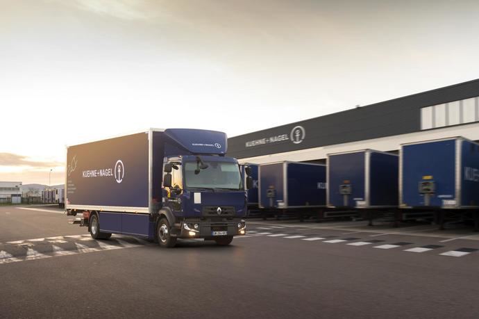 Kuehne+Nagel apuesta por nuevos camiones eléctricos Renault Trucks