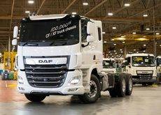 El camión número 100.000 de DAF CF/XF fabricado por Leyland Trucks.