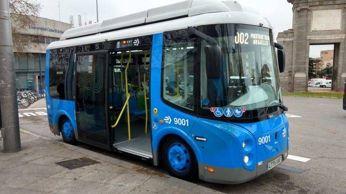 Arranca la segunda línea madrileña cero de autobuses, entre Puerta de Toledo y Argüelles