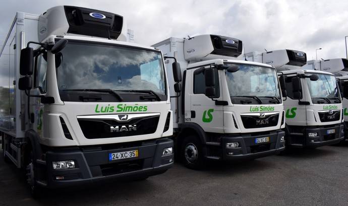 Los nuevos camiones MAN de Luis Simões.