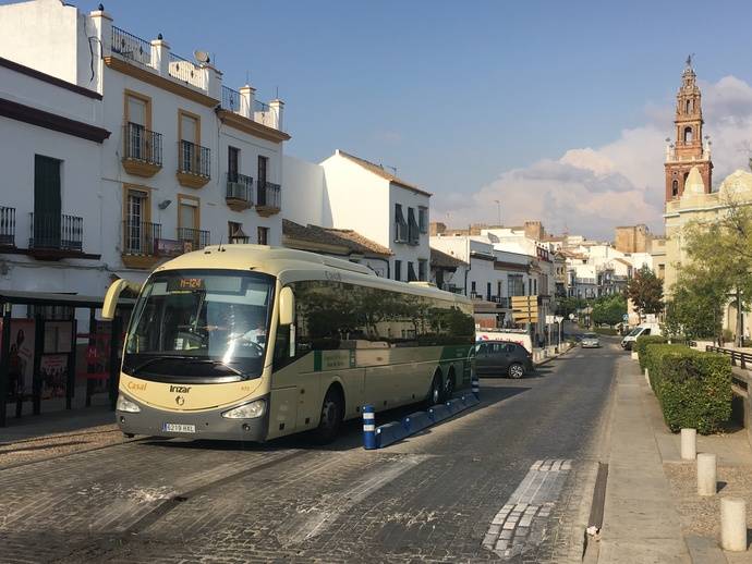 Un autocar de línea regular de Andalucía.